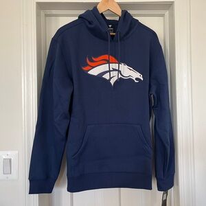 Fanatics Denver Broncos Football NFL Navy Hoodie Men’s L NWT